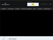 Tablet Screenshot of premio.comunique-se.com.br