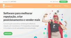 Desktop Screenshot of comunique-se.com.br