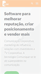 Mobile Screenshot of comunique-se.com.br