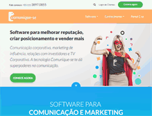 Tablet Screenshot of comunique-se.com.br